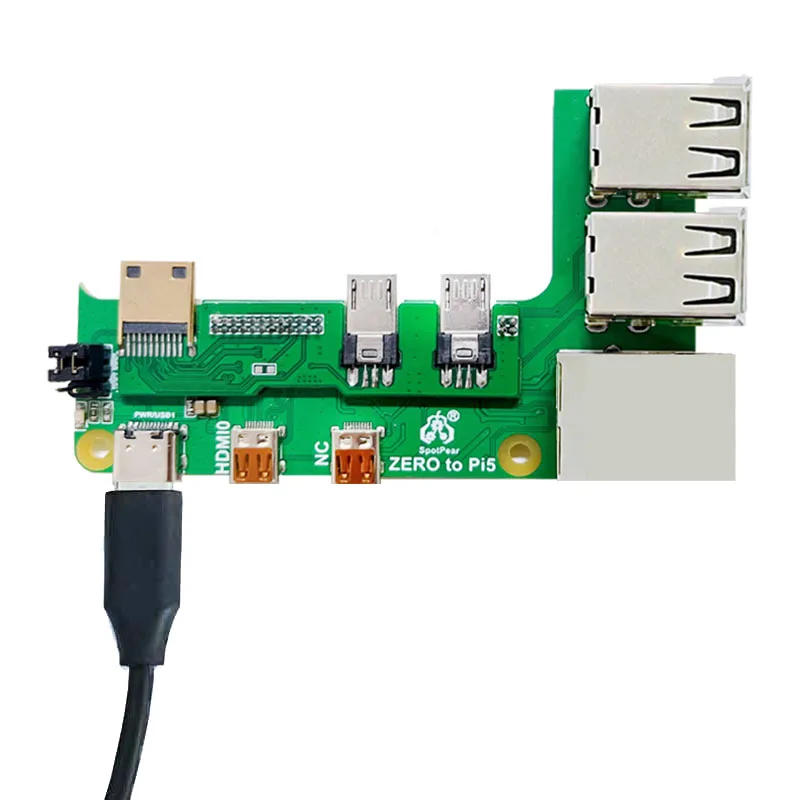Raspberry Pi Zero 2w-Pi5 ̽  Zero-Pi5 Ȯ  Zero Pi0 USB  RJ45 HAT