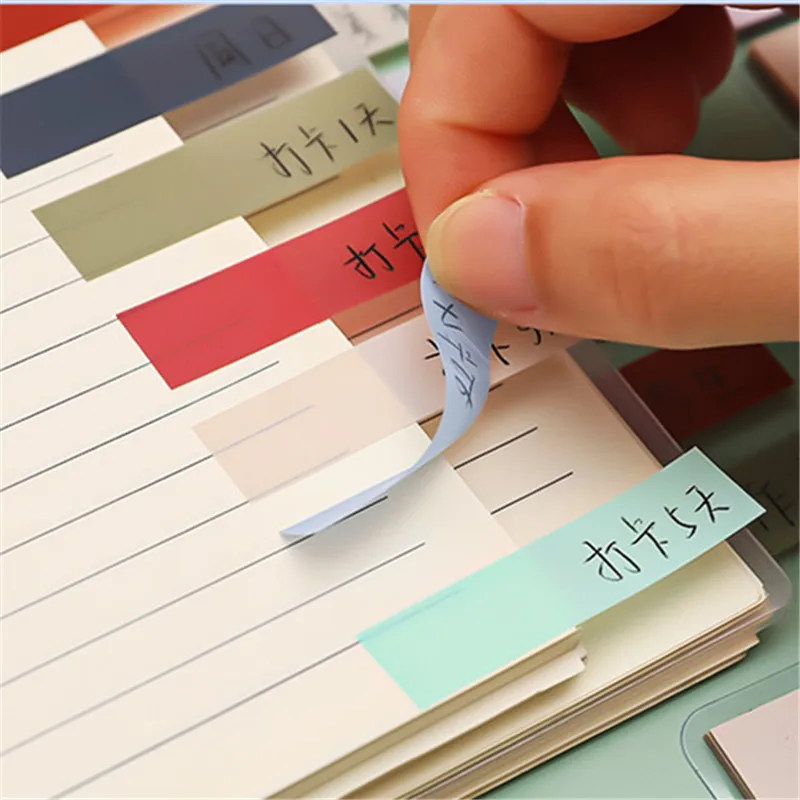 15 Types Color Self Adhesive Memo Pad Sticky Notes Bookmark