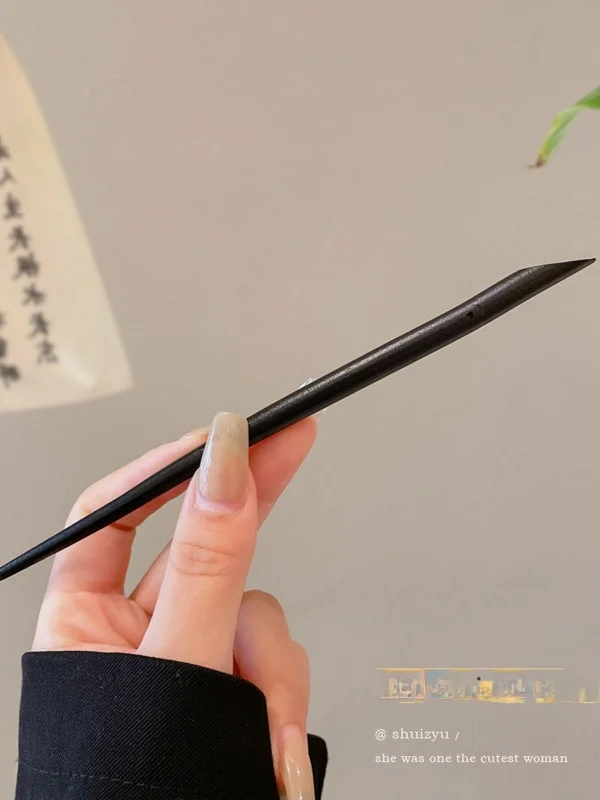 Xueer Kong Amaranth Wood 머리핀 여성용 새로운 중국 스타일 콜드 머리핀 하이 엔드 고대 중국 스타일 헤어 액세서리