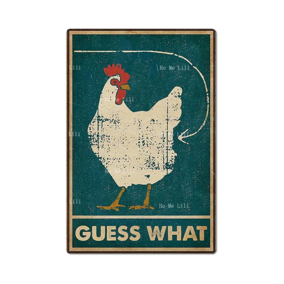 

Chicken Coop Metal Tin Sign What Ranch Retro Poster Garage Kitchen Wall Plaque Home Decor Farm Club Wall Decoration