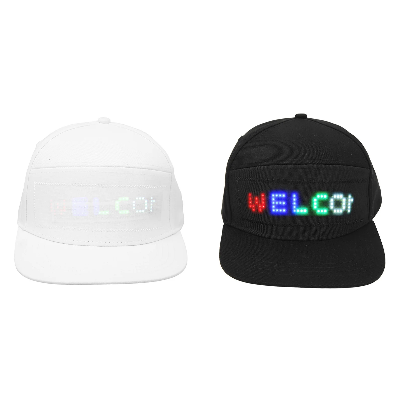 LED Programmable Bluetooth APP Control Editable Colorful Hat for Outdoor Concert Carnival Smart Hat smart hat