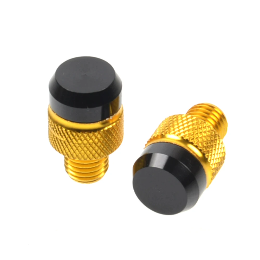 Motorcycle Mirror Motorcycle Mirrors Motorcycle Mirror Plugs For Kawasaki Z900 Z750 Z650 Z800 Z1000 Z400 Z1000SX Z900RS Z250 Z300 Motorcycle Mirrors Hole Plug Screws Caps Mirror Hole Cover