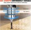 12 in Benchtop Drill Press, 5 Amp 120V,Variable Speed Cast Iron Bench Drill Press,12 in Swing Distance 0-45° Tiltling Worktable. 5