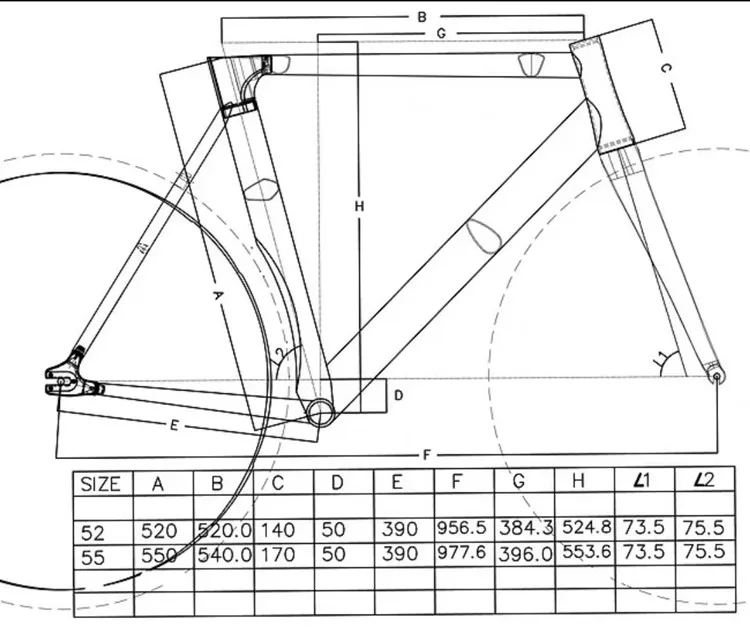 Fixed Gear Bike Frame, 700C Aluminum Fixie Frame, Carbon Fork