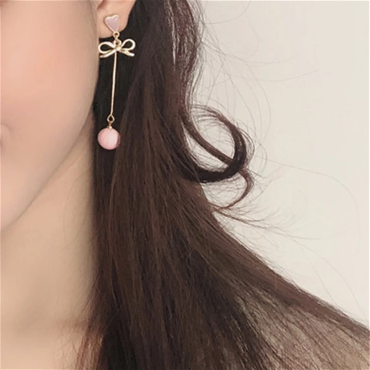Chinese Style Folding Fan Birds Cloud Hanging Dangle Ethnic Earring Women Asymmetric Fish Cat Rabbit Bird Animal Drop Earrings