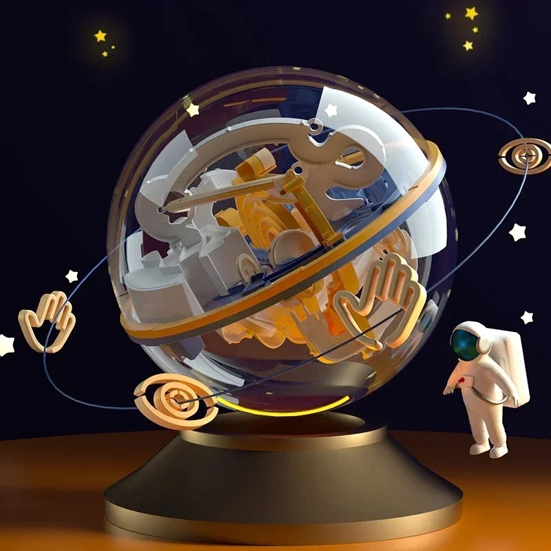 3D Magic Balance Table Games Toys Children Challenge Maze Ball Strategy Game Toys Two Person PK Desktop Games Gift for Kids 4
