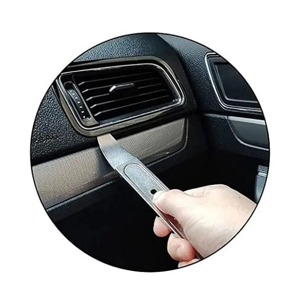 New Stianless Steel Panel Removal Tool Mini Pocket Automotive Prybar Tool High Strength 4140 Metal Pry Bar for Auto