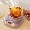25W Coffee Mug Warmer Cup Heater Hot Tea Makers Heating Pad Warmer Coaster Electric Hot Plate Coffee Heater 220V 2