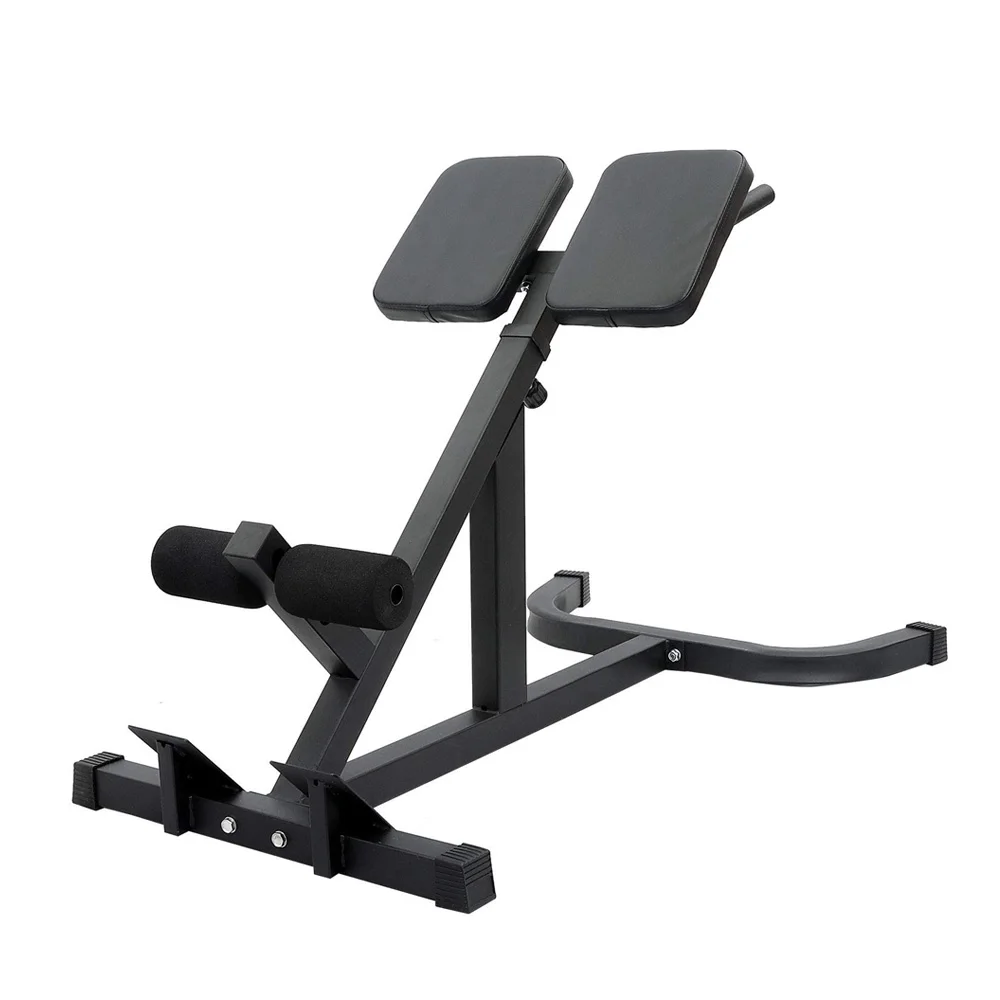 

Home gym multi station foldable hyper back extension bench roman chair