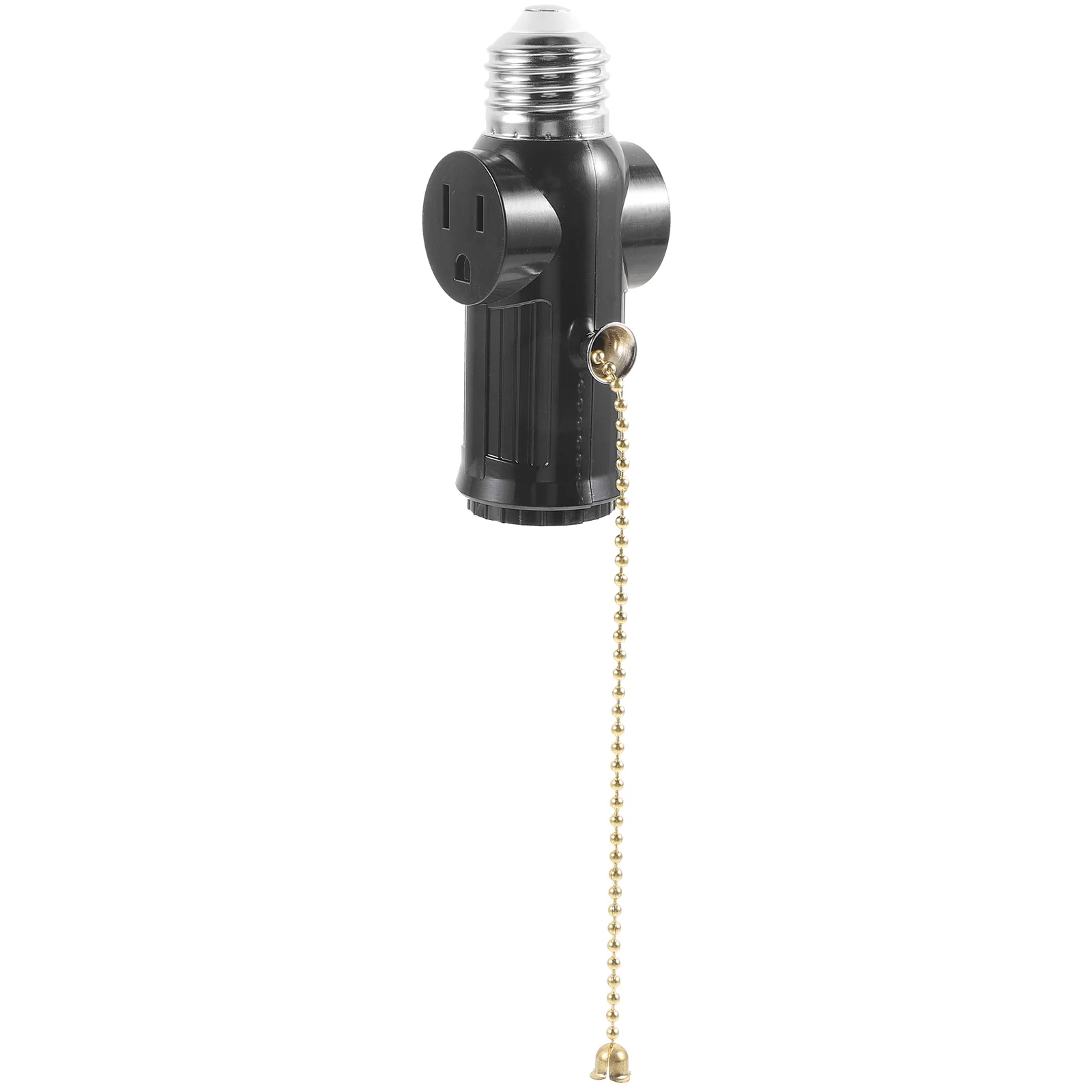 

Light Bulbs Socket to Outlet Splitter Plug Adapter Lamp Head Converter Polarized