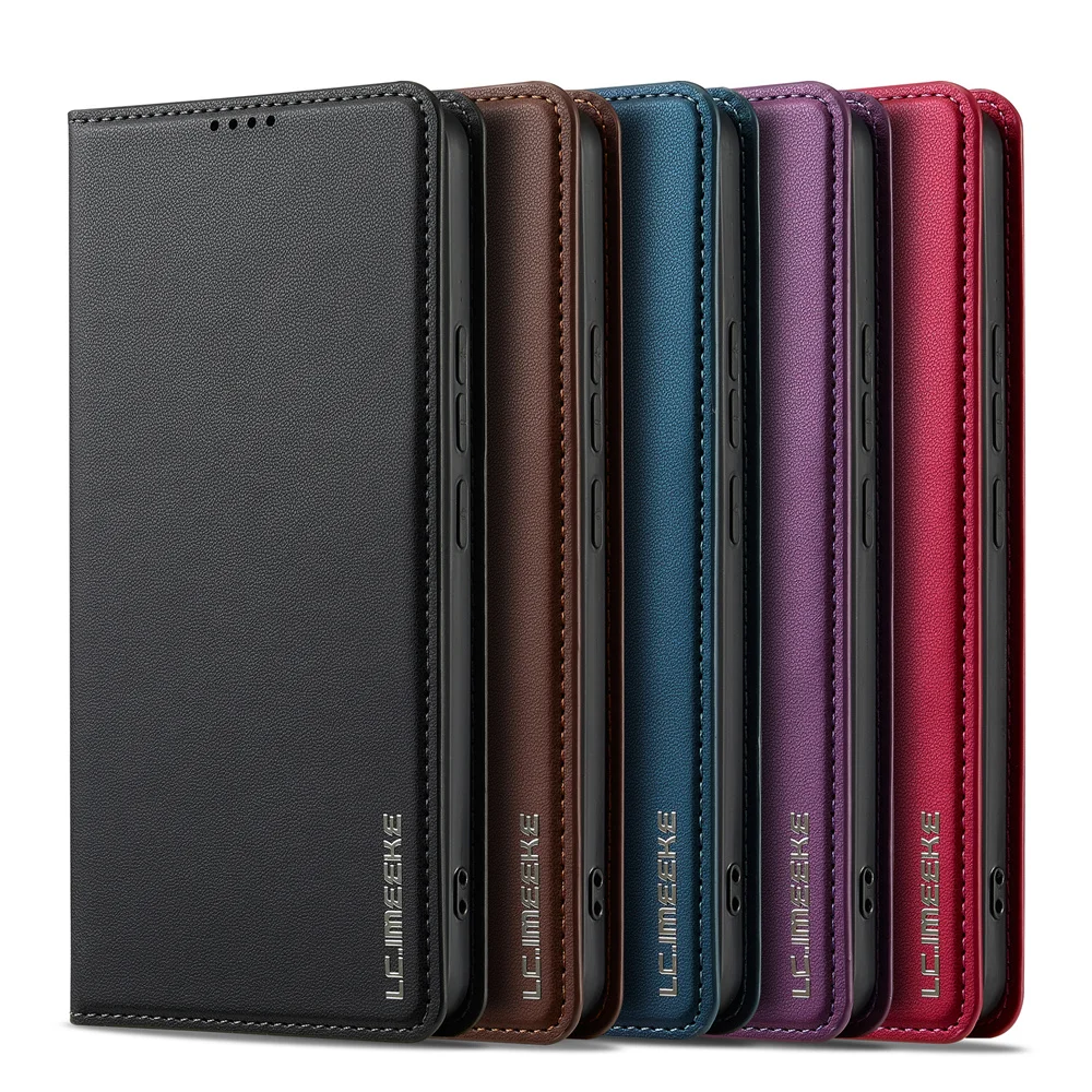 Leather Wallet Flip Phone Case Cover