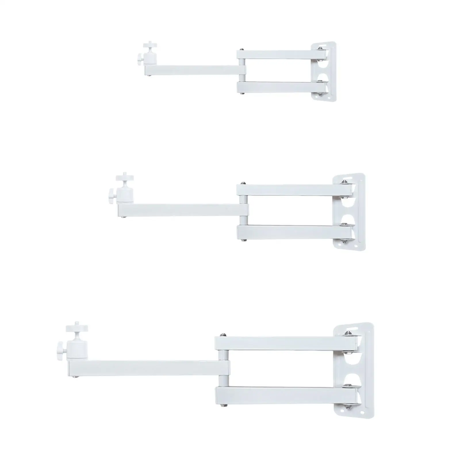 Projector Wall Mount Bracket Heavy Duty Adjustable Metal Projector Shelf 1/4 Projector Wall Mount Bracket Heavy Duty Adjustable Metal Projector Shelf 1/4
