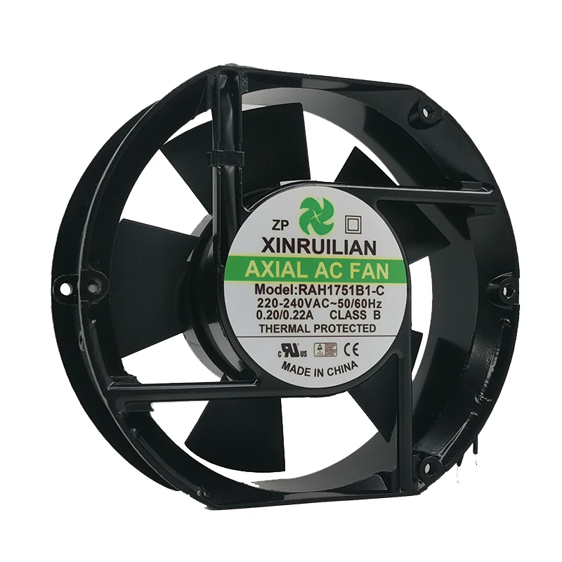 Ventilador Original do Inversor Xiinruilian Ventilador do Armário Rah1751b1-c 17251 220240v Ponto Novo - Imagem 3