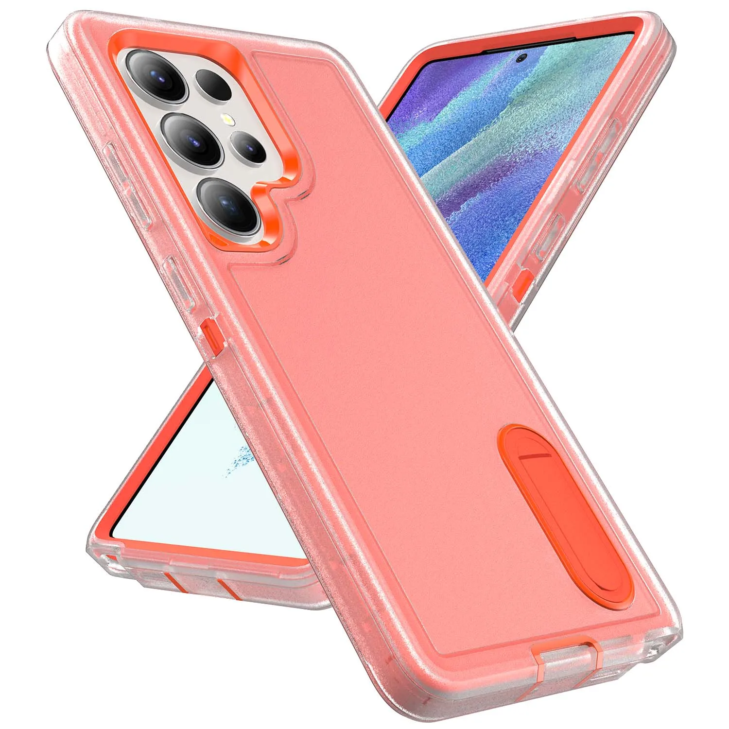 Durable Full Body Shockproof Rugged Kickstand Case with Anti-Scratch Protection