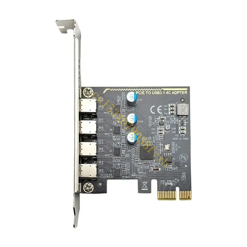 데스크탑 B2EA용 4 포트 유형 C PCIExpress 카드 USB 3 2 Gen1 5Gbps 속도