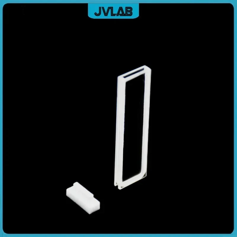 Glass Cuvette (Liquid Sample Cell) 0.4ml Light Path 1mm Absorption Cells Spectrophotometer Frit Sintering Technology 2 / PK