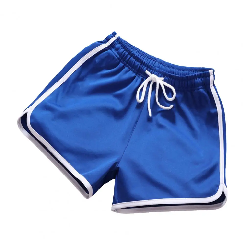 Über dem Knie Herren Shorts Herren Sommer Kordelzug Shorts elastische Taille lockere Länge Strandhose täglich lässig