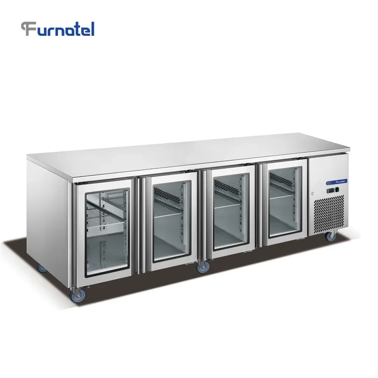2 Doors Fancooling Undercounter Refrigerator Restaurant Stable Operation Commercial Kitchen Freezing Equipment - Image 5