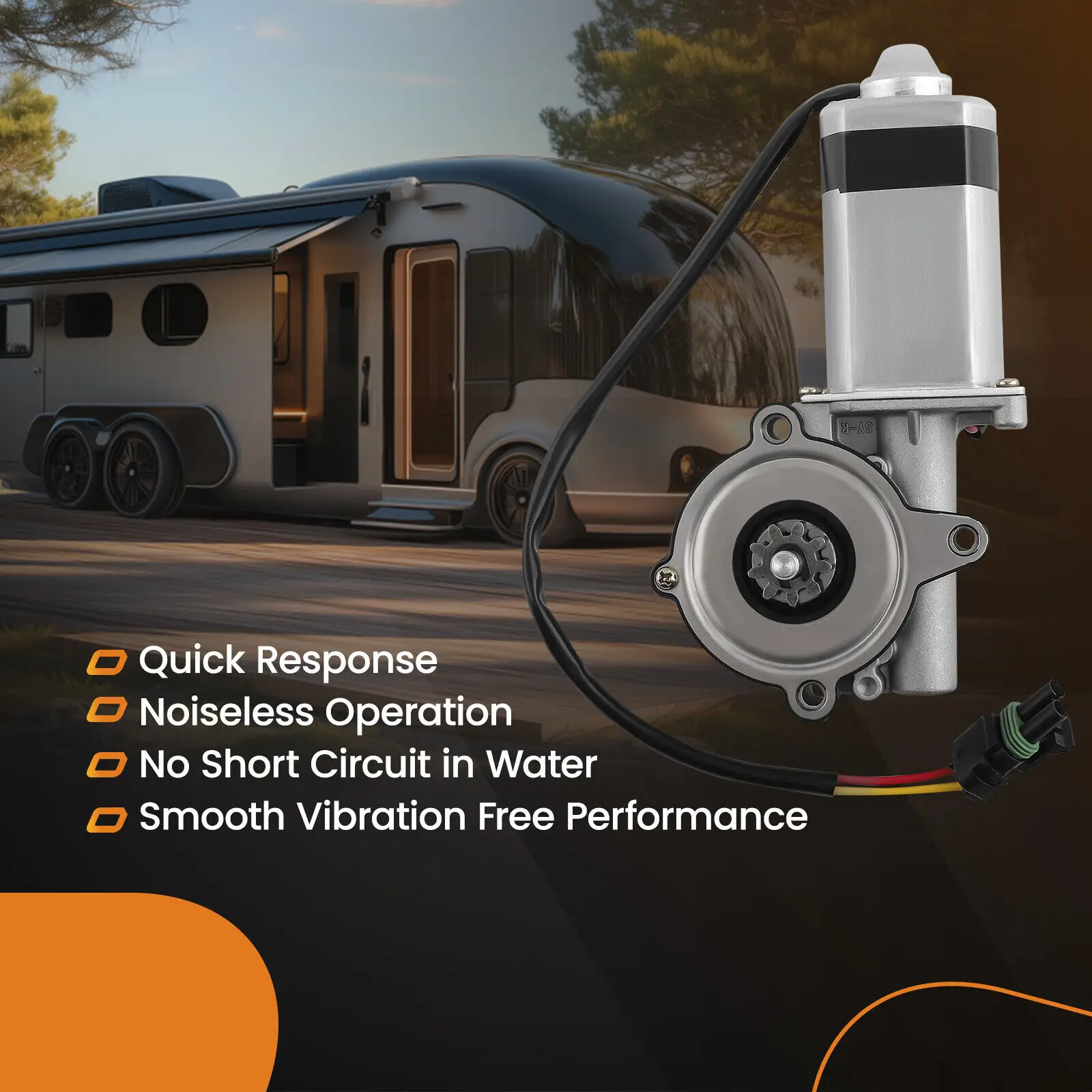STPAT 300-1457 Entry Step Motor for RV Series 1010002326 44 42 Motorhome Toyhauler Replace 369506 094707-05-701 car Accessories