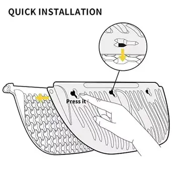 PETKIT Deflettore per svuotare la lettiera per gatti, un clic per la rimozione della lettiera per gatti esclusivo per PETKIT PuraMax Lettiera per gatti autopulente 3 pezzi