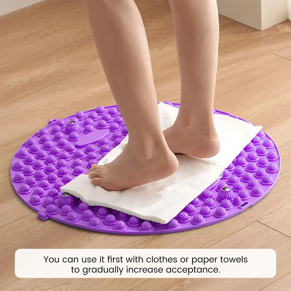 37cm Magnetic Foot Massage Pad Acupressure Yoga Mat Finger Pressure Board Muscle Relaxation Feet Training Tool Acupoint massager foot massage pad