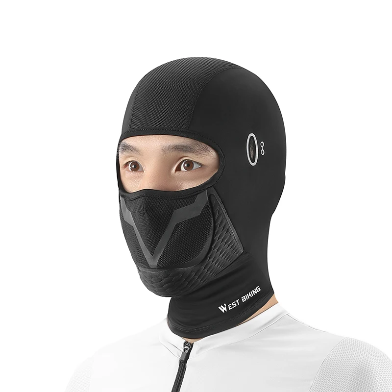 Cycling Full Face Mask Motorcycle MTB Road Bike Breathable Anti Collision Bandana Bicycle Headwear Cap Equipment