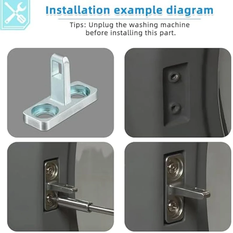 1Pack 5304505088 Washer Door Strike Replacement For Washer Door Latch 4452319 AP6031188 PS11766033 Spare Parts Accessories