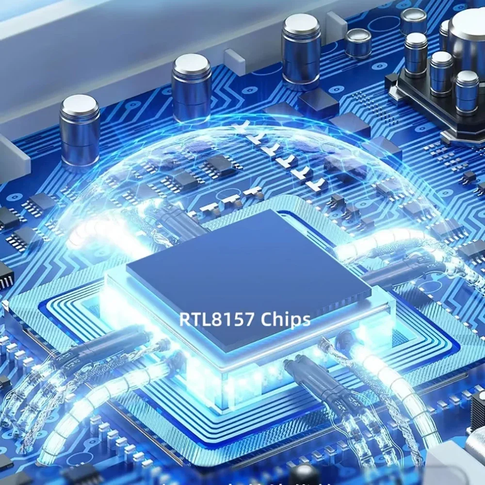 5Gbps USB 3.2 유형 C 이더넷 어댑터 RTL8157 Windows 11 PC/노트북 용 5000Mbps RJ45 네트워크 카드 Lan 인터넷 케이블 변환기