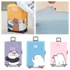 Cartoon Bear Luggage Protective Cover High Elasticity Painting Pattern Trolley Suitcase Dust Sleeves Dacron Travel Accessories 1