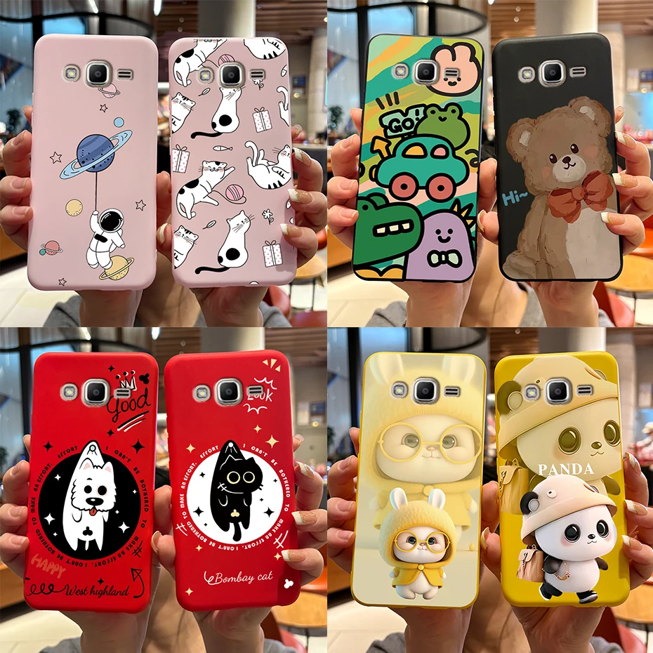 Per Samsung Galaxy Grand Prime Plus Custodia Cute Panda Cover Morbida In Silicone Verniciato Per Samsung J2 Prime J5 Prime J7 Prime 2 Paraurti