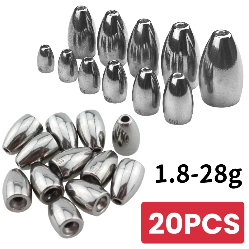 Bass Fishing Tungsten Weights Bulk Fishing Tungsten Bullet Weights