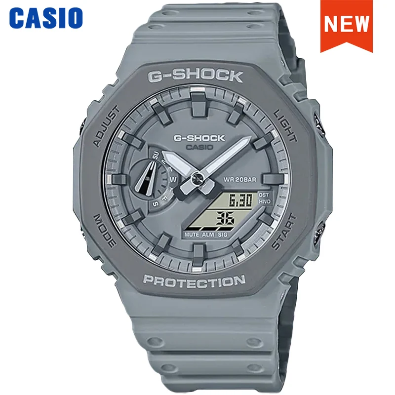 Casio watch for men g shock Farmhouse oak New product Octagonal