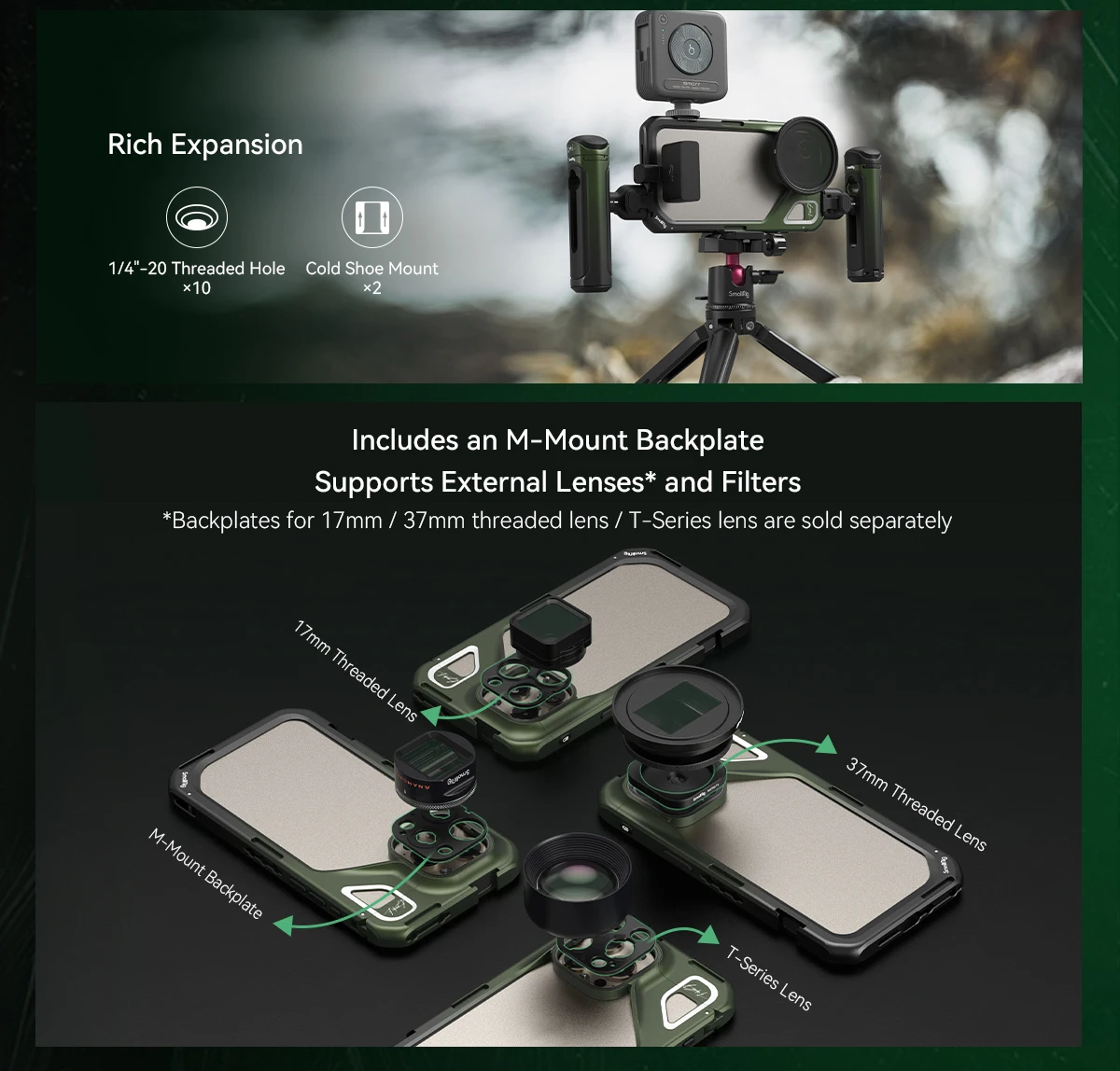 SmallRig x Brandon Li Mobile Video Kit for iPhone 15 Pro Max with Wireless Quick