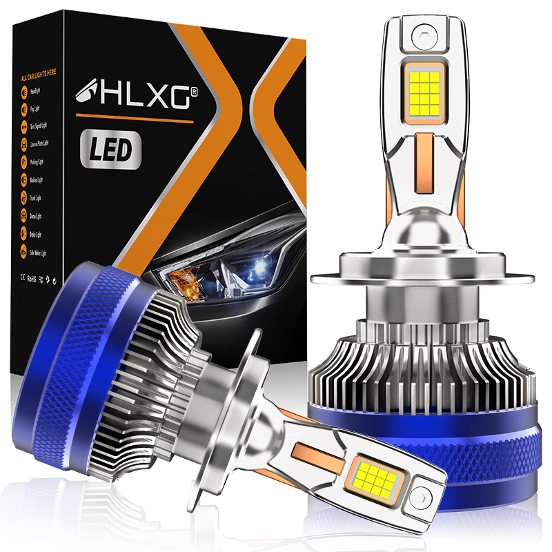 H7 H4 LED Headlight Canbus Decoder H4 H11 Bulb H8 H9 9005 HB3 9006 HB4 9012 HIR2 PTF Fog Ice Bulbs 9054 CSP 4 Copper Tubes Super