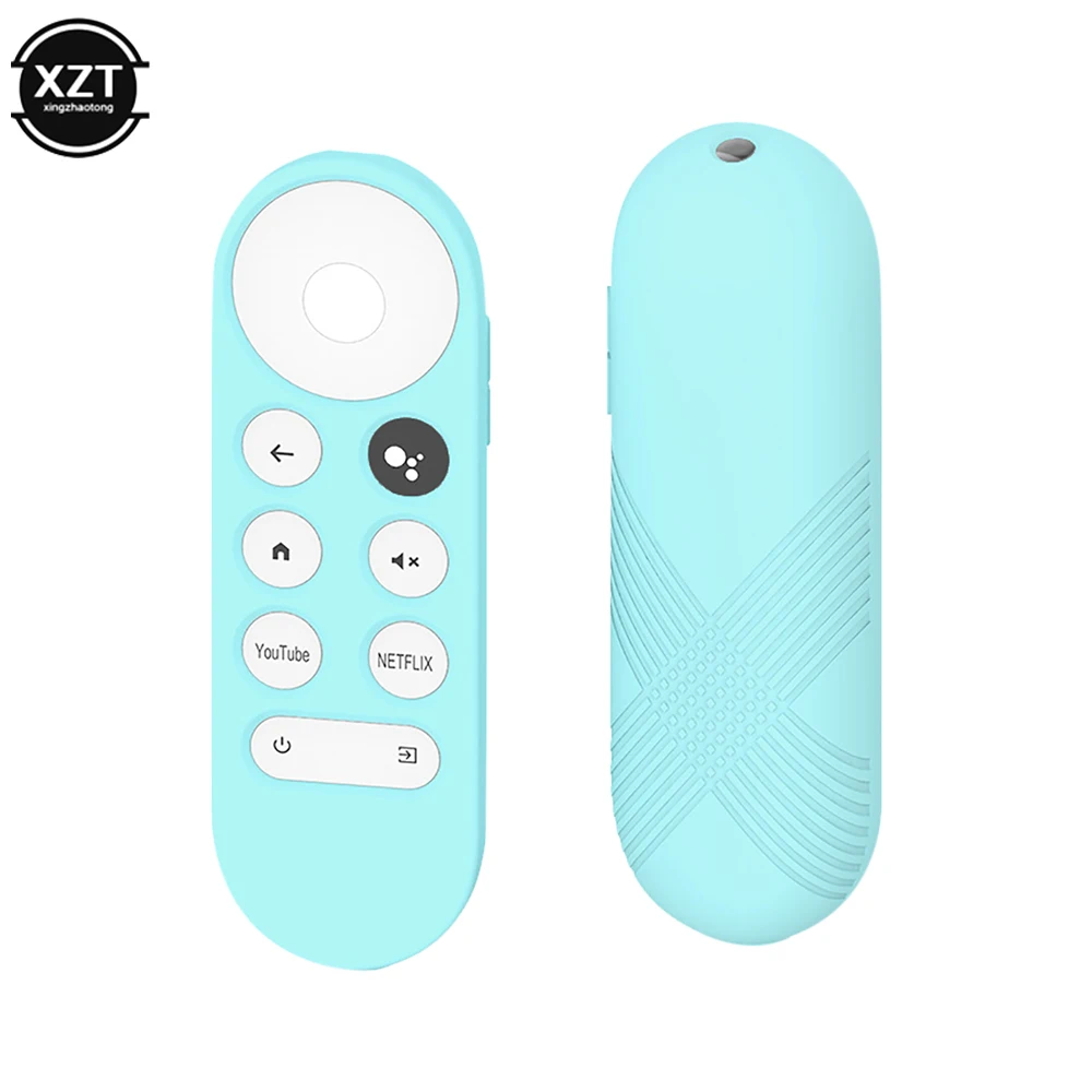 Silicone Protective Case for Google Chromecast SmartTV Remote Control Non-slip Soft Durable Shockpro