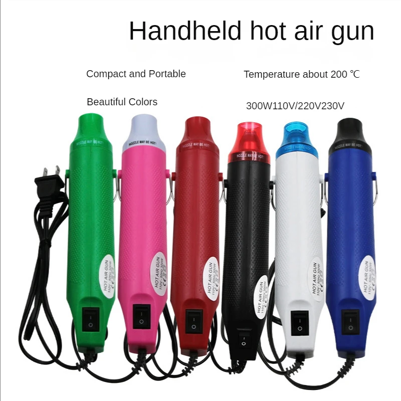 110v Soft Ceramic Heat Gun 300w Temperature Diy Rubber Stamp Embossing