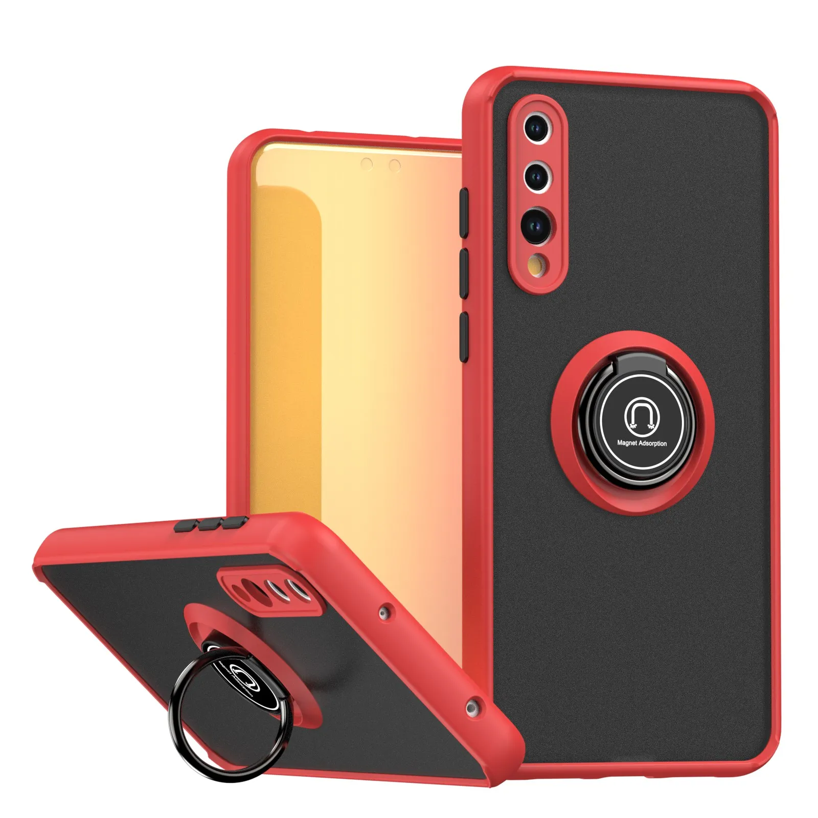 Magnetic Shockproof Matte Clear Phone Case - Fashionable Protective Cover