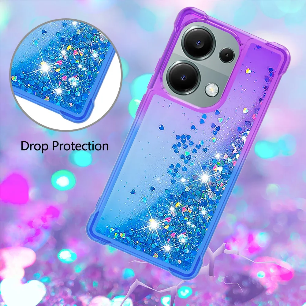 Bling Moving Liquid Glitter Waterfall Phone Case