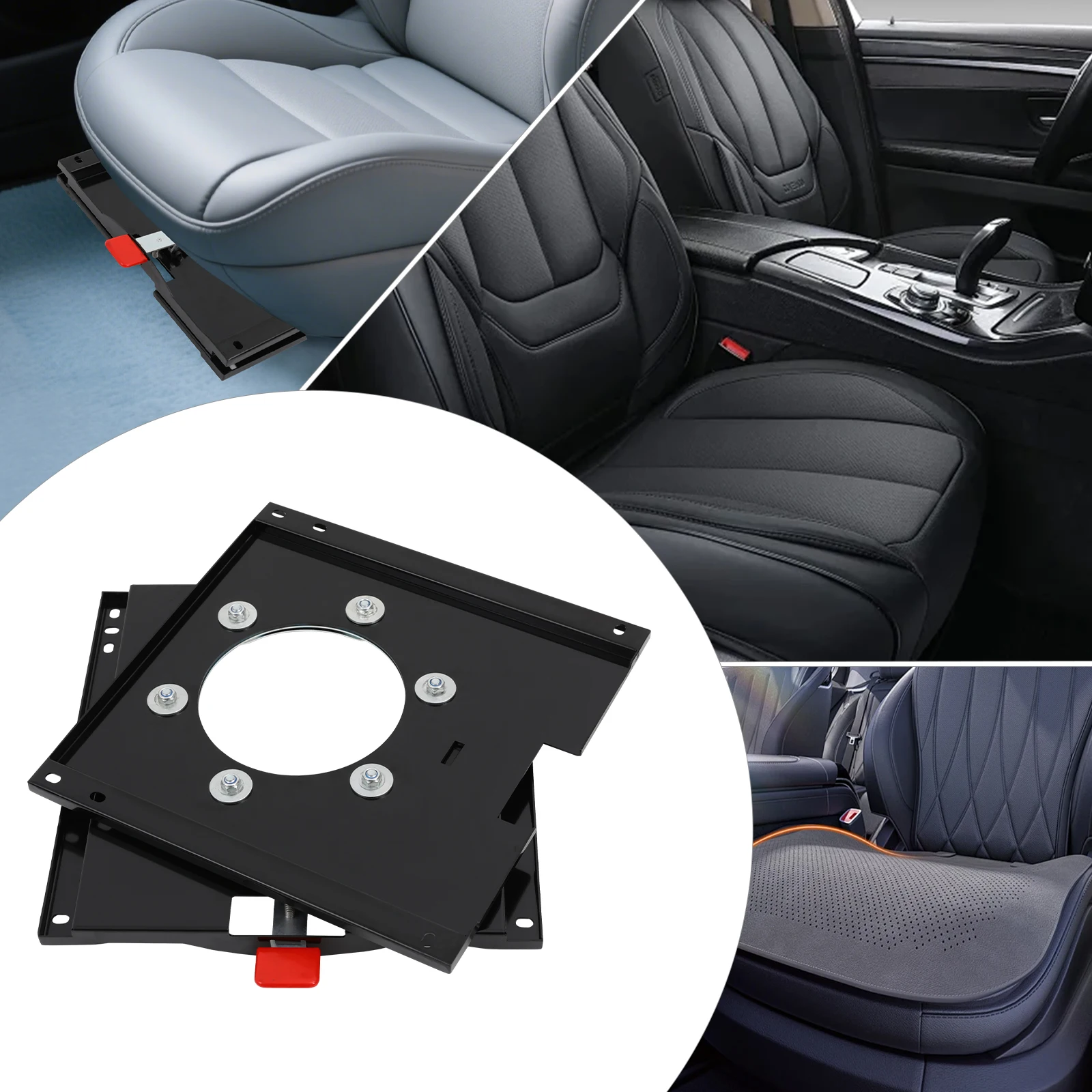 Universeller Wohnmobil-Sitz, drehbarer Sockel, T5, T6, robuste Stahlplatten-Sitz, drehbare Basis für Wohnmobil, Wohnmobil, Bus, 360 Grad drehbar – Detail 14