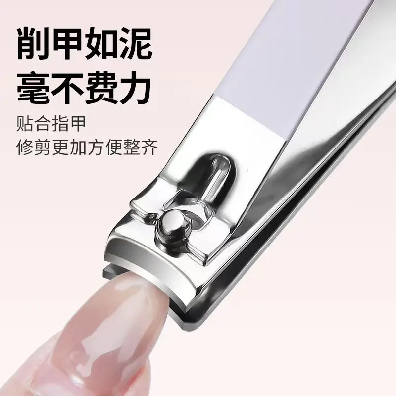 Professional 4-piece nail care tool set, stainless steel manicure and pedicure set, nail scissors set with travel box.