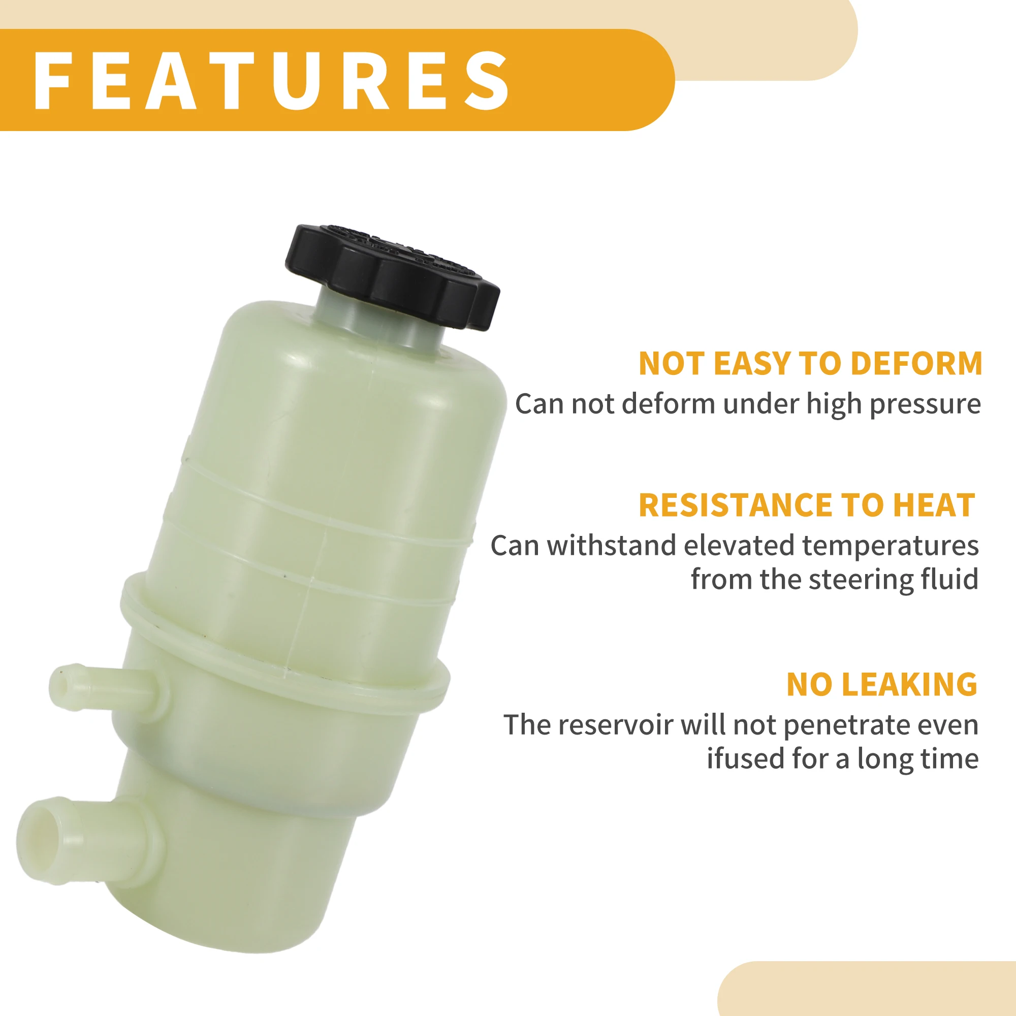 UXCELL Automotive Power Steering Reservoir No.4743676AD for Dodge Grand Caravan 2011-
