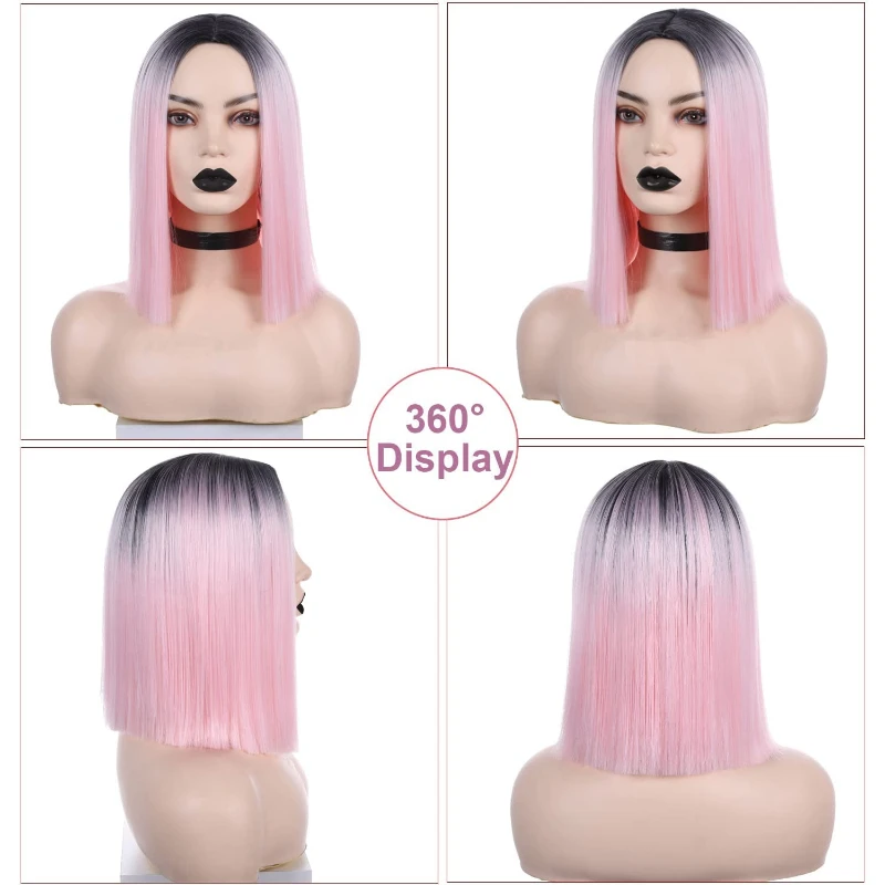 Рисунок 2 - Парик Омбре из розового длинного