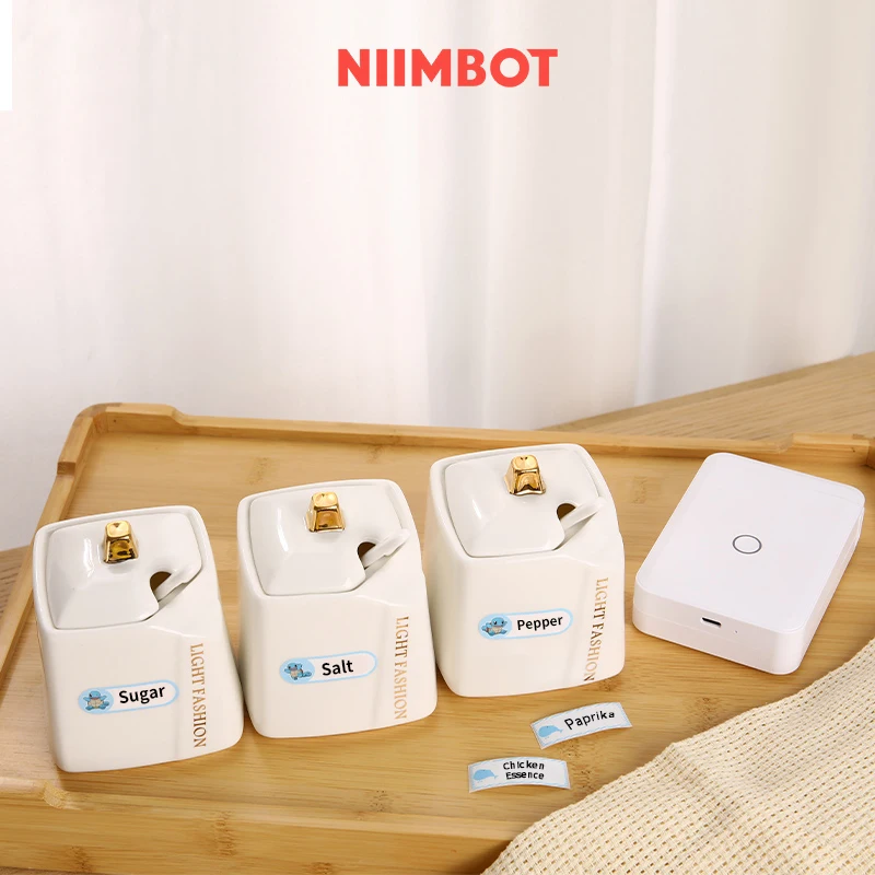Niimbot D110 Smart Label Maker Mini Pocket Thermal Sticker Marker Wireless Printer Portable Handheld Home Office Storage Printer - Imagem 4