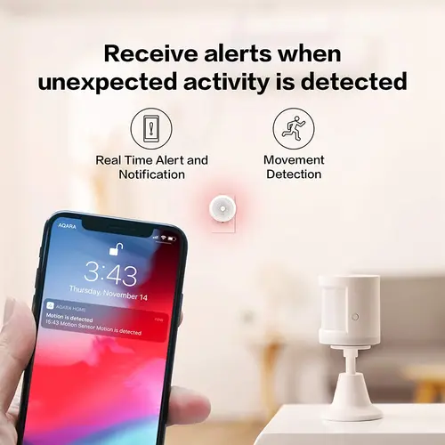 Aqara 모션 센서 스마트 인체 센서, 지그비 움직임 보안 무선 센서, Matter Mijia Mihome HomeKit와 함께 작동 5
