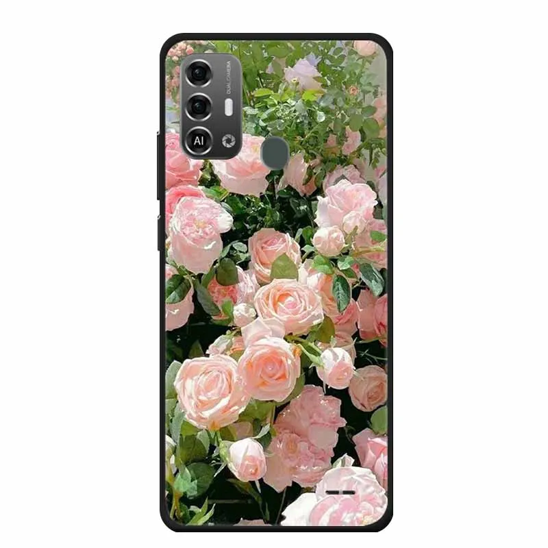 Lovely Soft TPU Painted Cat Silicone Cover - Protective Phone Case Accessory