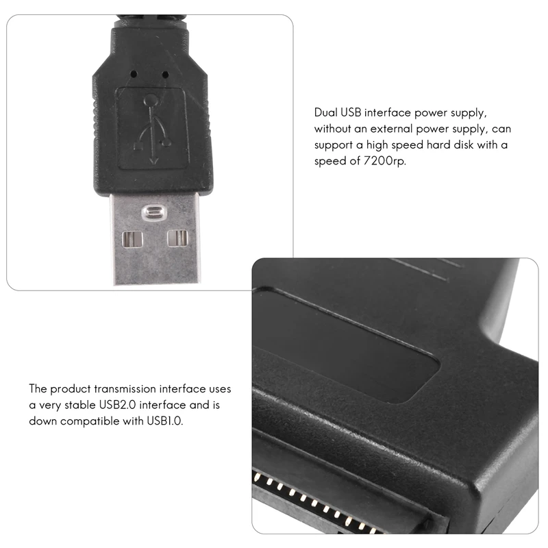 USB 2.0 IDE SATA S-ATA , HDD/SSD Ʈ ϵ ũ ̺  ̺, 2.5 ġ, 3.5 ġ