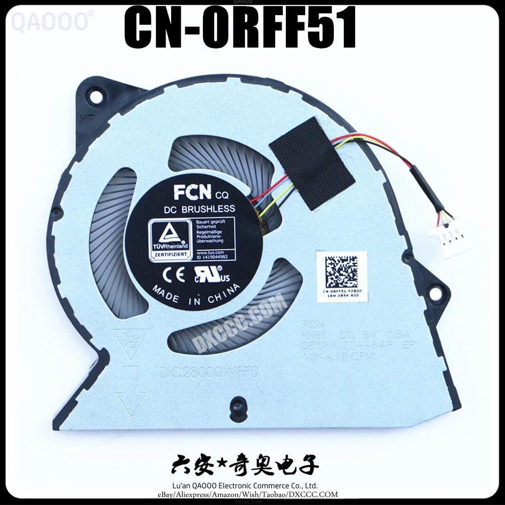 0RFF51 DC28000WFF0 FAN For Laptop DELL Vostro 3420 3510 3525 3530 3535 Inspiron 3511 3515 3520 3530 CPU COOLING FAN