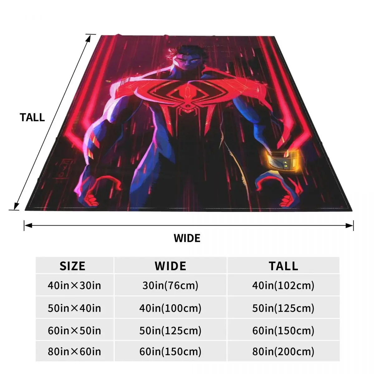 Miguel Ohara Blanket Fleece Printed O hara Cozy Ultra-Soft Throw Blanket for Sofa Couch Plush Thin Quilt 5
