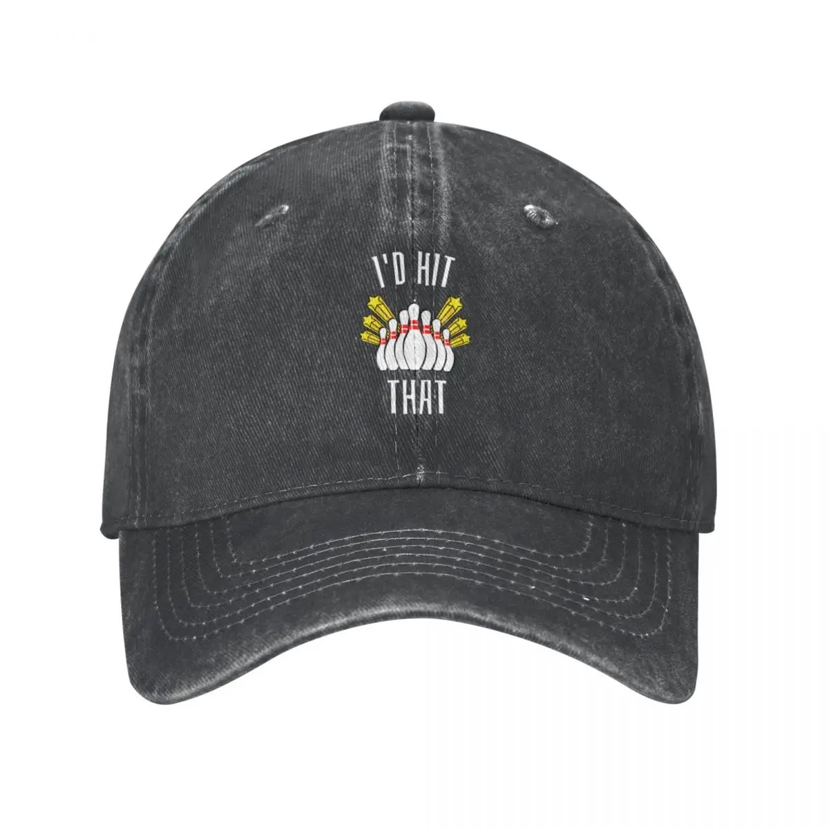 I'd Hit That - Funny Bowling Player Team Ball Love Lover Sports Lane Christmas Birthday Gift Cowboy Hat Golf Caps Male Women's