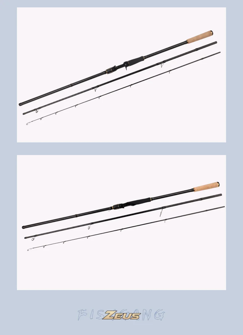 Rollfish Shore Jigging Angelrute Langstrecken-Wurf rute Cross Carbon Surf Casting Spinn rute 3 Abschnitte 2,88-3,3 m – Detail 11